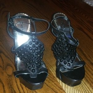 New Bebe stilettos heels